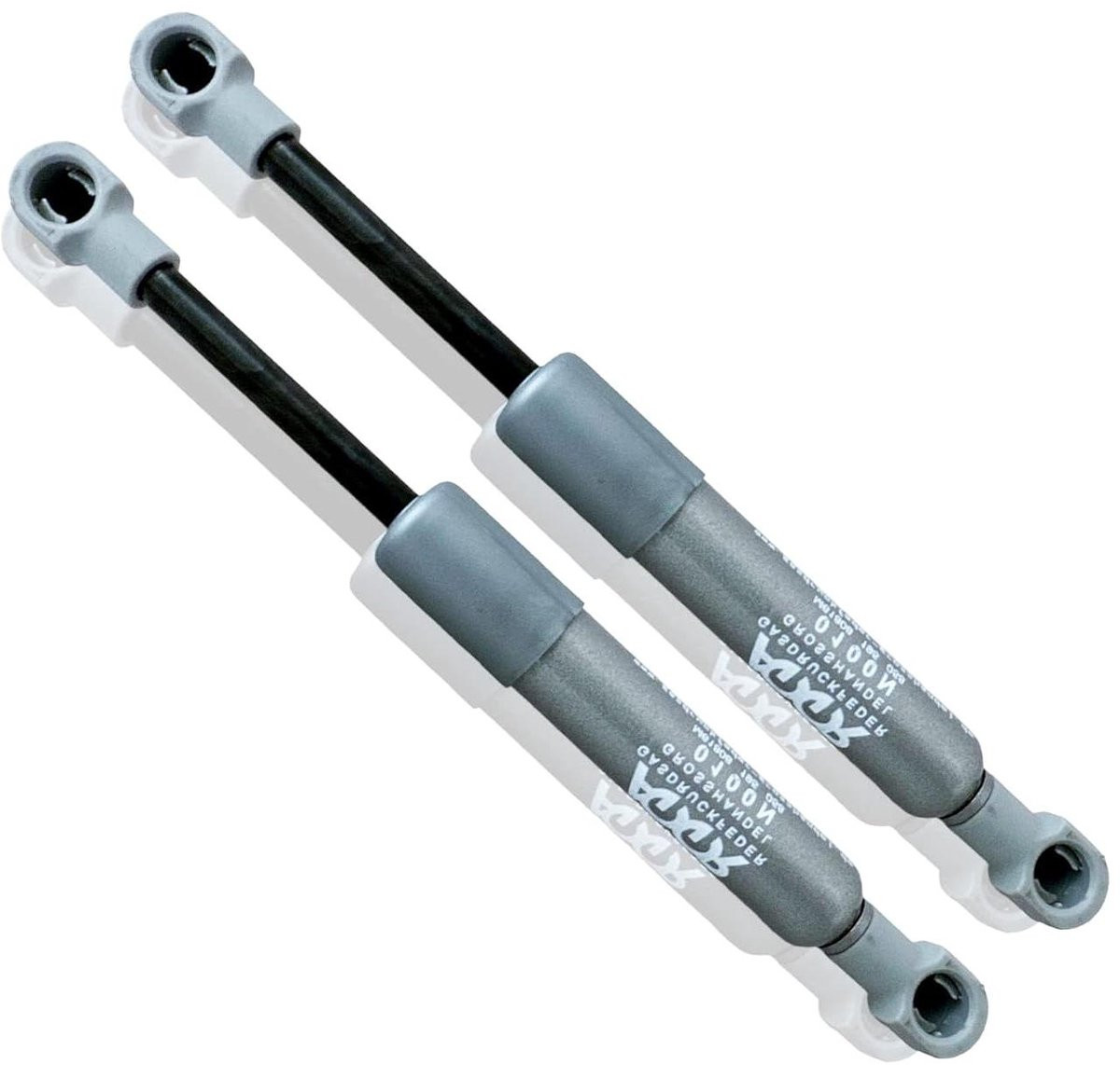 Gasklep Vervanging Gasveer Liftomat voor Keukenkast Deuren, 195 mm, 58 mm Hef, Grijs Zilver