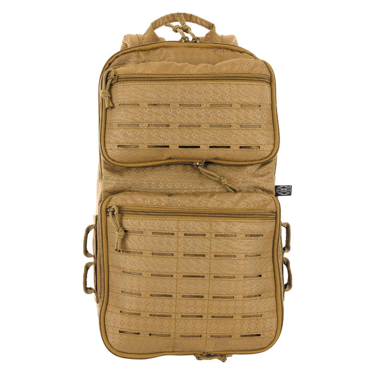 Mfh Rucksack, "Compress", coyote tan, OctaTac (7 l) (33533831)