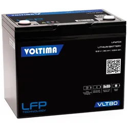 Voltima VLT80 LiFePO4 12V Lithium Versorgungsbatterie 80Ah