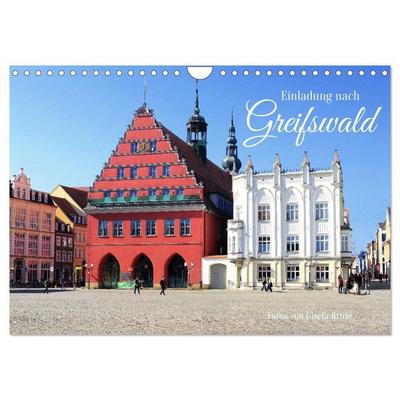 Einladung nach Greifswald (Wandkalender 2027 DIN A4 quer), CALVENDO Monatskalender