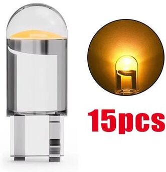 Uplift Picks T10 Canbus LED Car Bulbs For Interior And License Plate Lights yellow (15 Pcs)