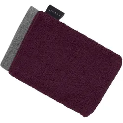 Bugatti Waschlappen Prato 16 x 22 cm Baumwolle Rot Dunkelrot