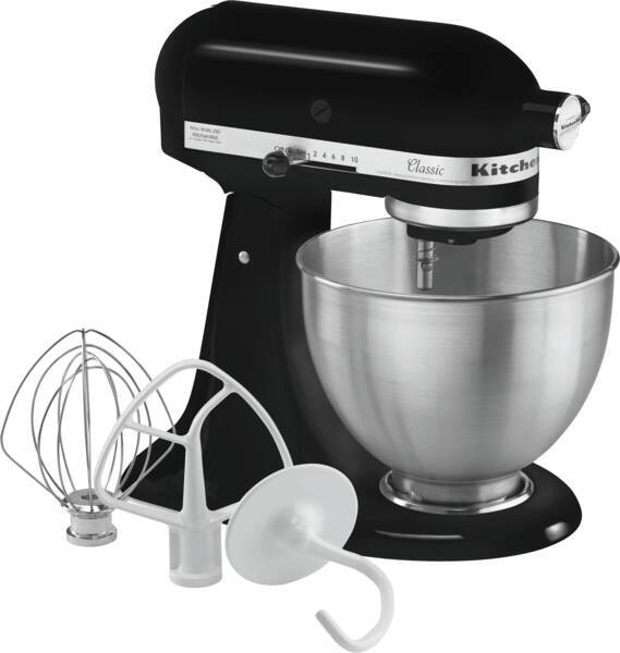 KitchenAid 5K45SSEOB Küchenmaschine Classic 4,3 l - Schwarz