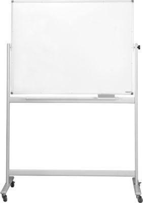 magnetoplan® Whiteboard, mobil, lackiert, H 900 x B 1200 mm