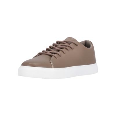 Sneaker ATHLECIA "Christinia", Gr. 38, braun (braun, weiß), Leder, Schuhe Skaterschuh Sneaker low, in klassischem Design