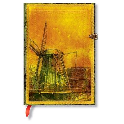 Hardcover Notizbuch Rembrandts 350. Todestag, Midi, Unliniert, Gebundene Ausgabe von Paperblanks, Paperblanks, 978-1-4397-5423-8