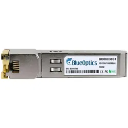 BlueOptics MGBIC-100BT. SFP Transceiver-Typ: Faseroptik, Maximale Datenübertragungsrate: 1000 Mbit/s, Schnittst, Transceiver, Silber