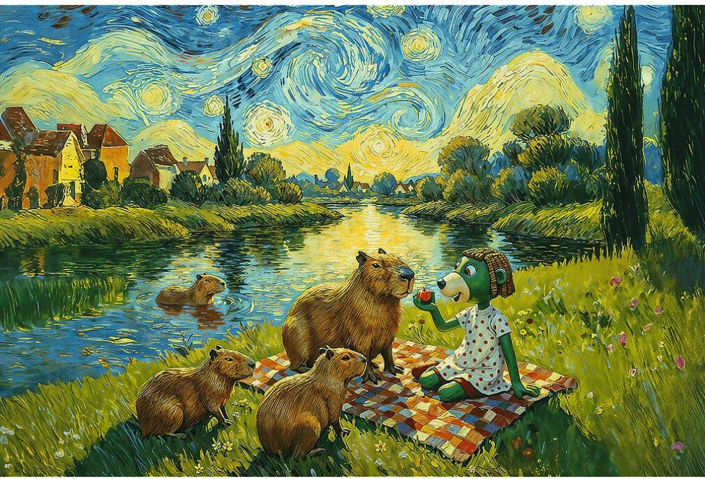 TREFL Puzzel Capybara - 100 stukjes