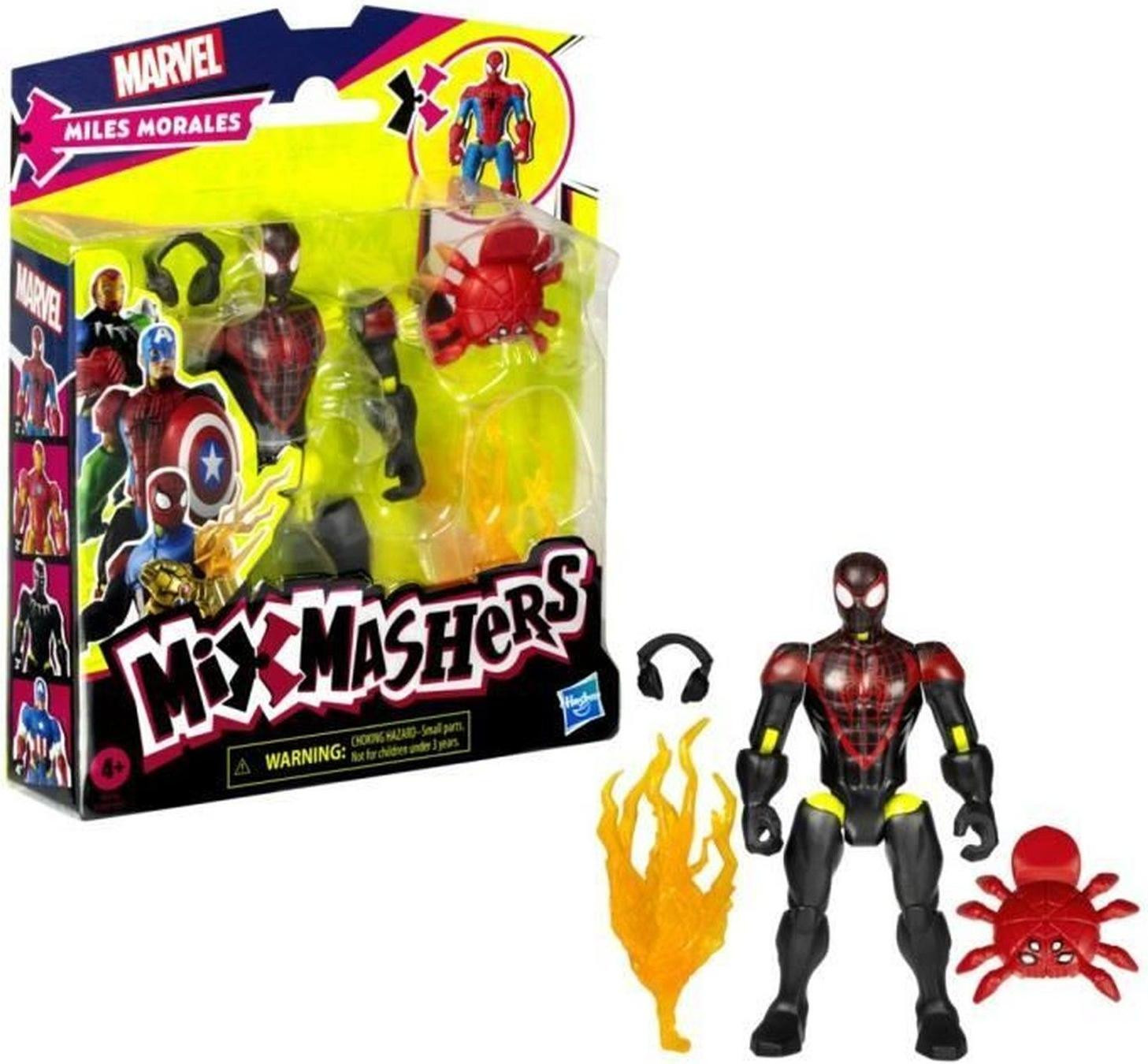 Hasbro Marvel MixMashers Miles Morales aanpasbare figuur met accessoires