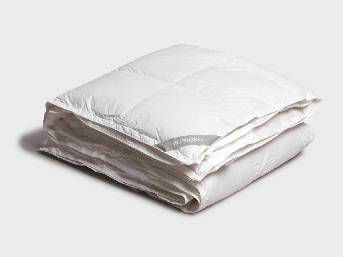 Yumeko Premium 4-seizoenen dekbed van gerecycled dons en veren, biologisch en ecologisch, 240 x 220 cm