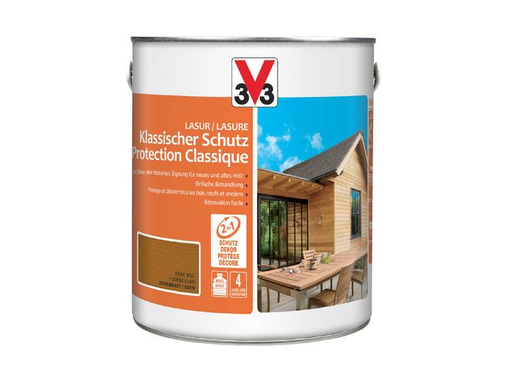 V33 Holzlasur Eiche Hell 2.5 l