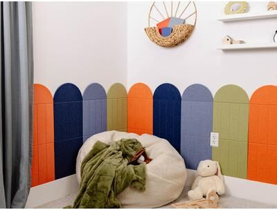 Felt Right Tang Scallop Wainscoting   Sound Dampening Pinnable Tiles