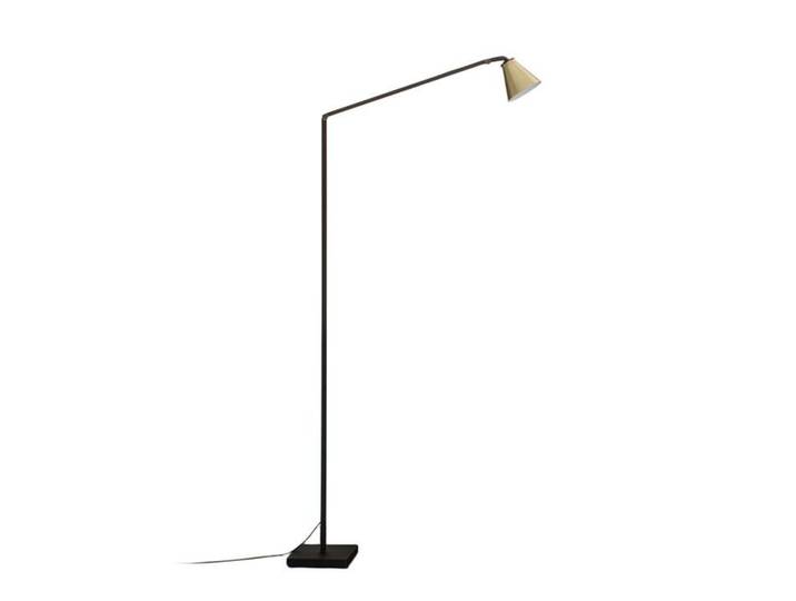 NEMO lampadaire UNTITLED READING (Gold Cone 3000K - Aluminium verni)