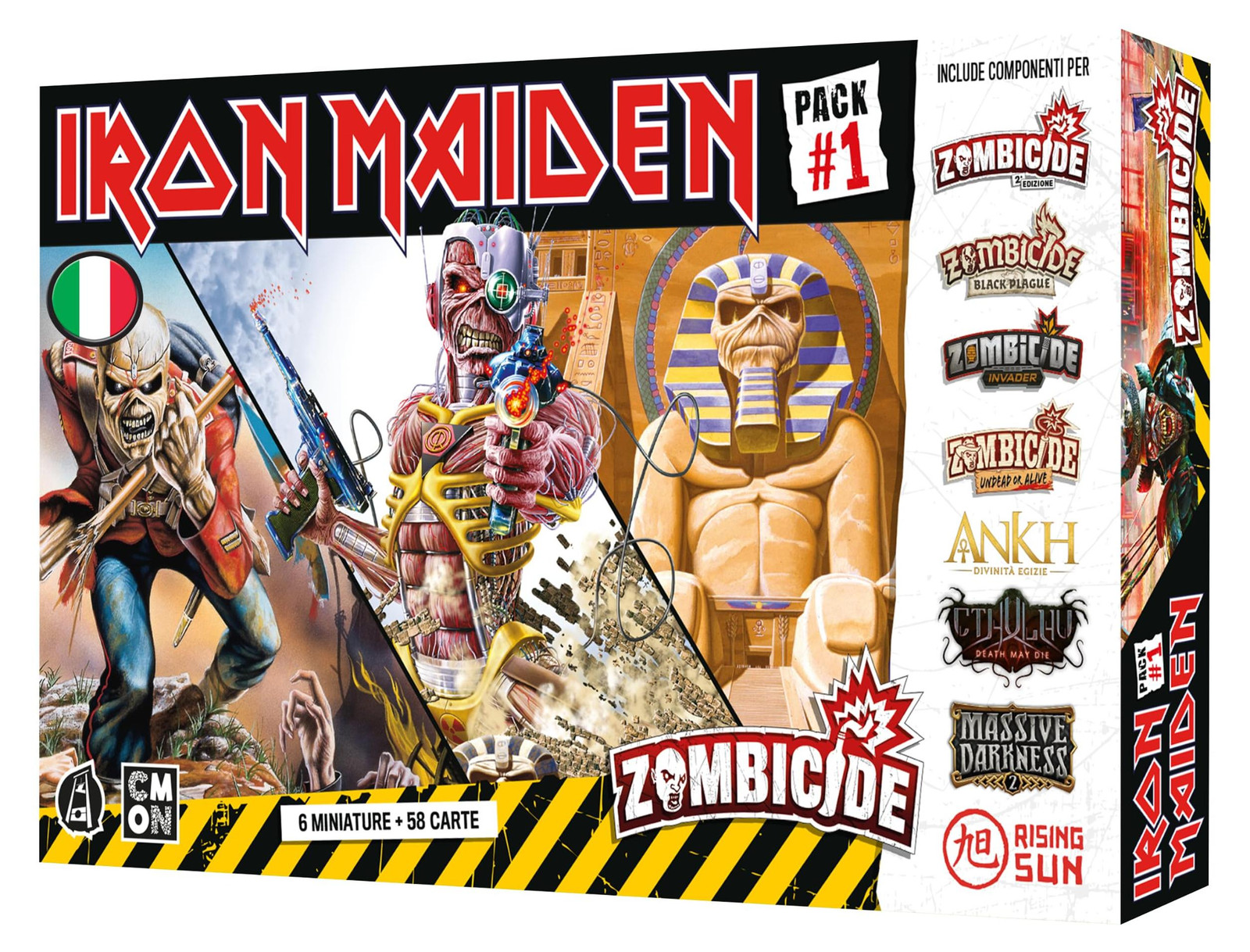 Asmodee Zombicide 2e editie Iron Maiden Pack 1 uitbreiding bordspel set 1