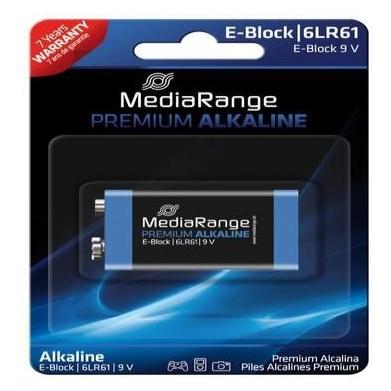 MediaRange BATTERY ALKALINE E-BLOCK 9V/MRBAT107 (1 Stk.) (MRBAT107)