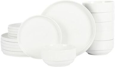 Gibson Home Rothenberg Stackable 18-Piece Porcelain Dinnerware Set