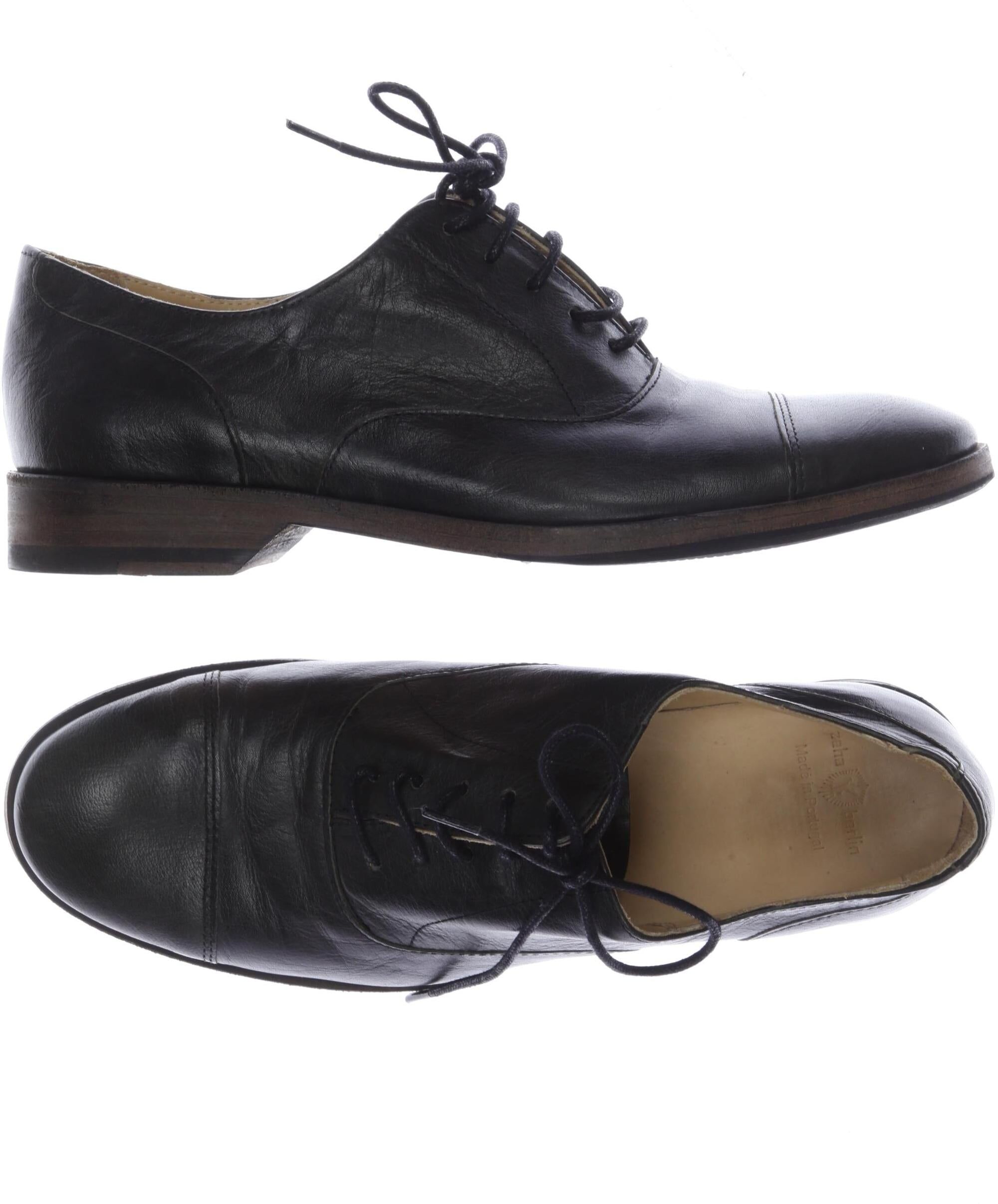 Zeha Berlin Damen Halbschuh, Grün, Gr. EU 39, Leder - Second Hand