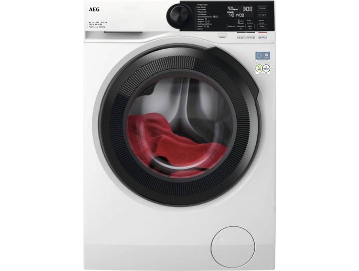 AEG Waschtrockner LWR7F65605 , Wasch_Trocken_Zyklus: D, weiß, B:60cm H:85cm T:63,1cm, Waschtrockner, ProSteam - Auffrischen mit Dampf, reduziert Falten in 25 Min., Waschtrockner