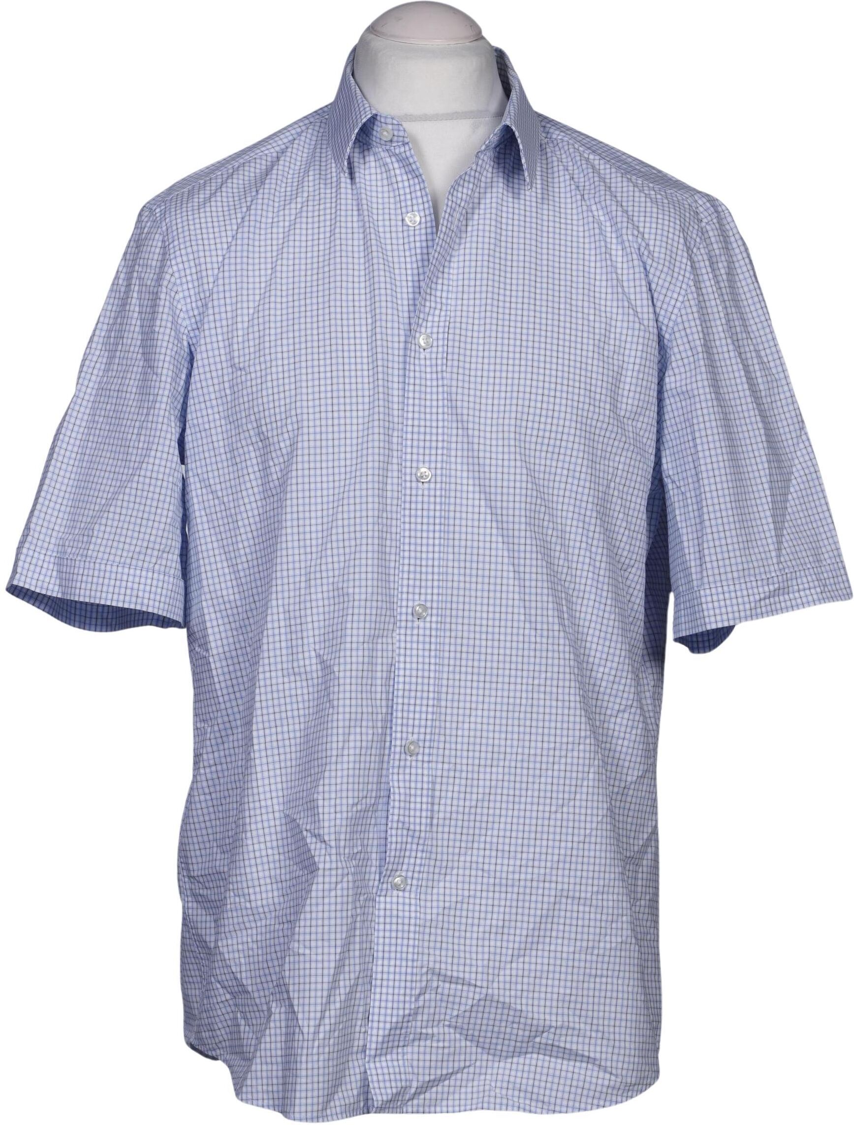 Hugo by Hugo Boss Herren Hemd, Hellblau, Gr. 42, Baumwolle - Second Hand