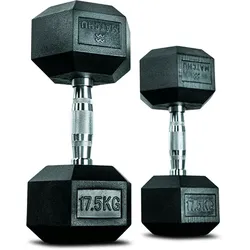 Matchu Sports Hexagon Hantel 17,5 kg