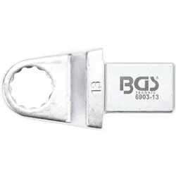 BGS Einsteck-Ringschlüssel 13 mm Aufnahme 14 x 18 - 6903-13