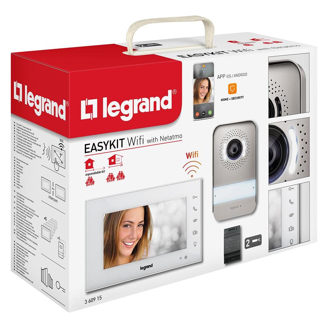 Legrand EASYKIT Wi-Fi Video-Türsprechanlagen-Set (Kabelgebunden, WLAN) (360915)