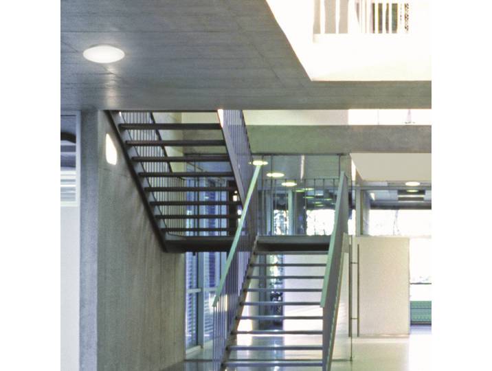 STEINEL LED Deckenleuchte RS Pro P2 Flat, weiß / opal, für Badezimmer, Kunststoff, Modern