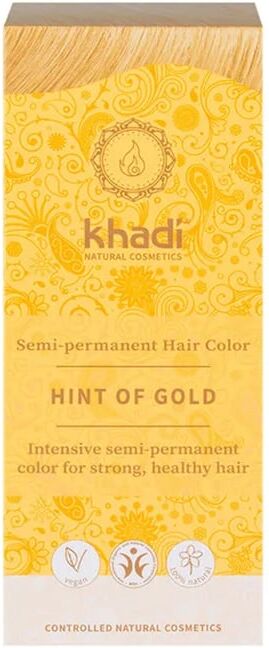Khadi Tinta Herbal Color Louro Toque Dourado 100g