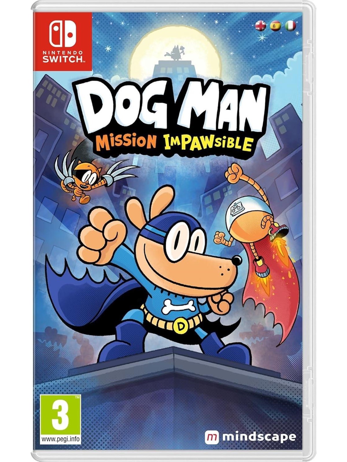 Dog Man: Mission Impawsible - Nintendo Switch - Platformer - PEGI 3