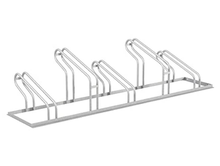 Alberts 694791 Fahrradständer City feuerverzinkt 1750 x 489 x 412 mm Bügel-Ø 16 mm Anzahl Einstellplätze 5