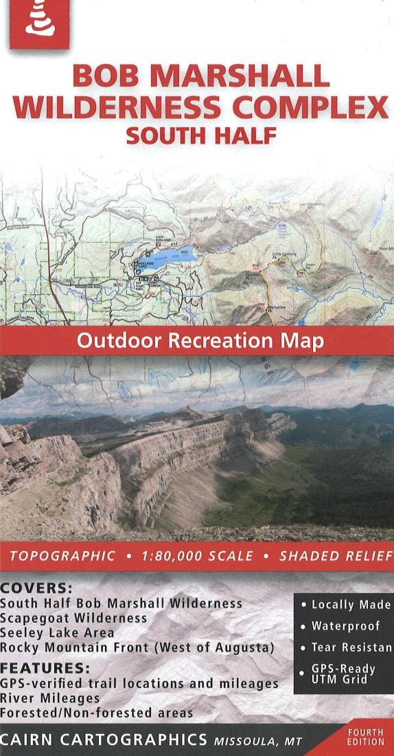 Bob Marshall Wilderness : South Half (Montana)   Cairn Cartographics