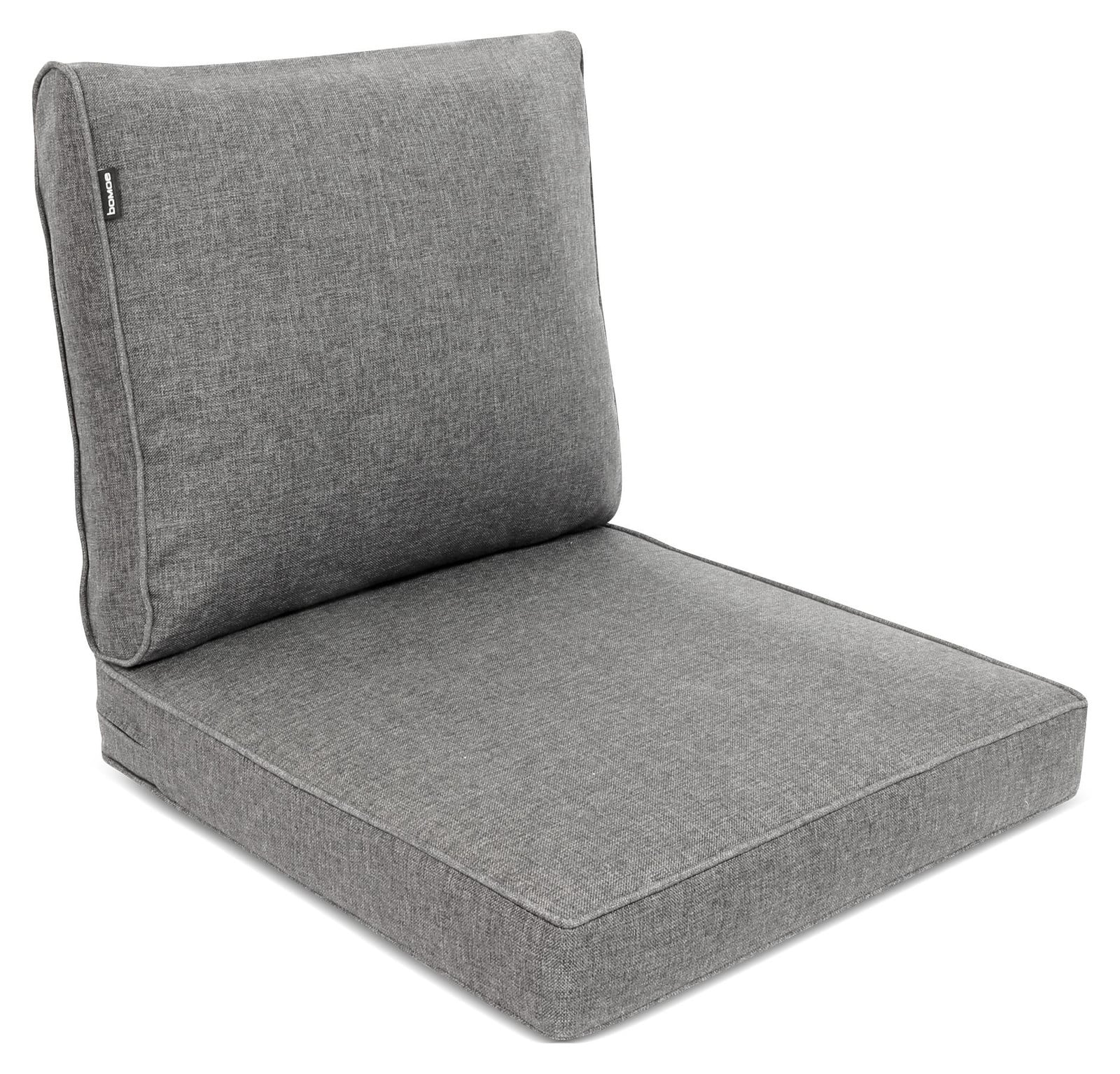 Bomoe Buitenloungenkussen Set Ilano, lichtgrijs, 70x70 cm en 70x40 cm