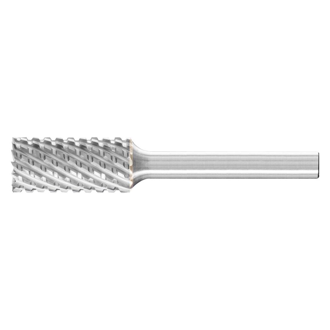 Pferd Hartmetall Frässtift Zylinder ZYAS stirnverzahnt 12x25mm Schaft-Ø 6mm TITANIUM für Titan (ZYAS 1225/6 TITANIUM)