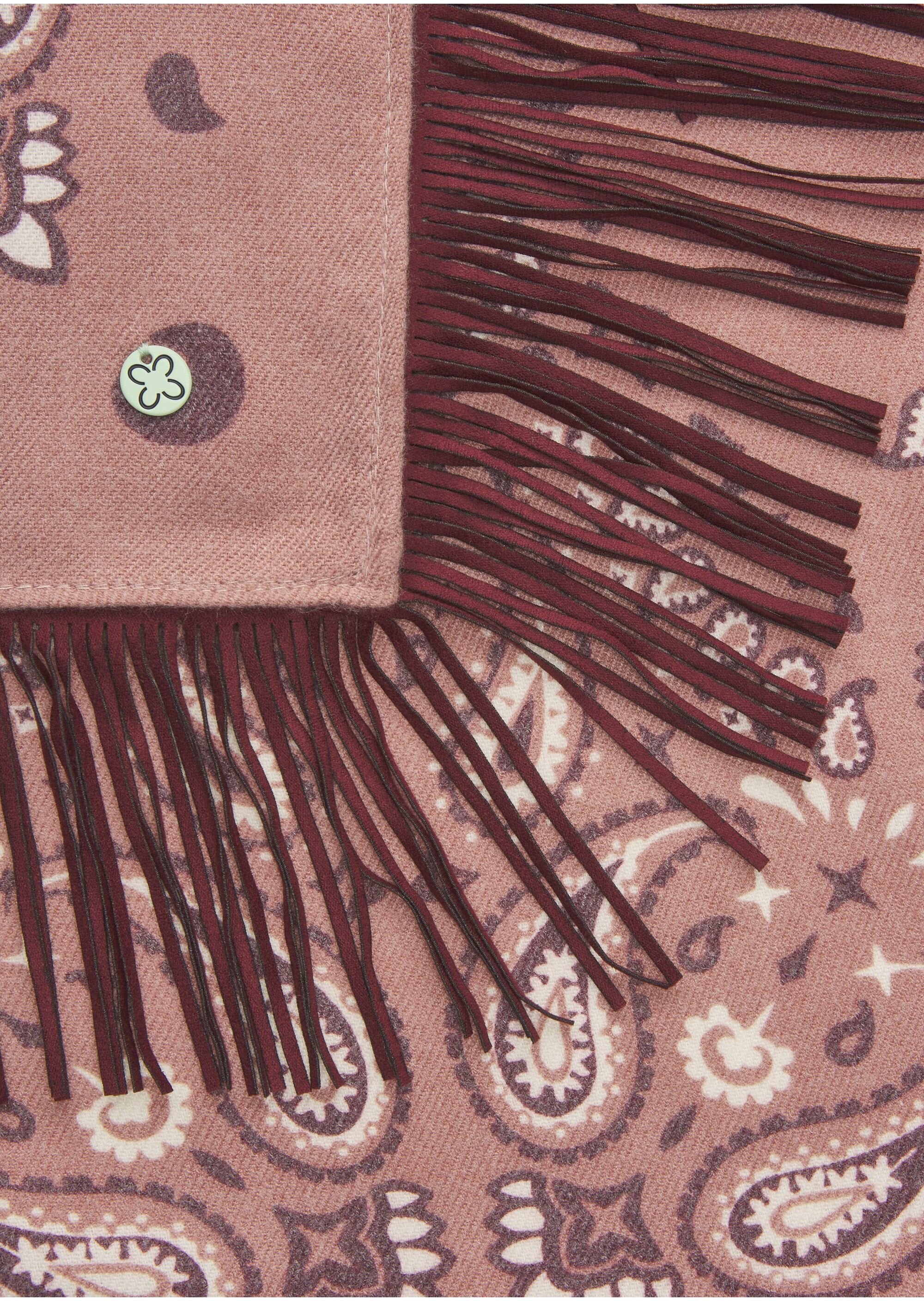 Modetuch CODELLO "Codello Bandana", Damen, rosa, Casual, Modetücher, mit Paisley-Muster