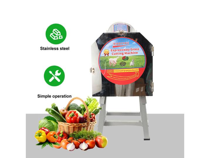 Broyeur à herbe électrique, machine agricole, petit broyeur à herbe domestique, 220V 2800 tr/min