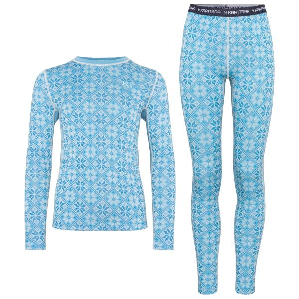 Kari Traa - Kid's Hennie Set - Merinounterwäsche Gr 10 Years blau