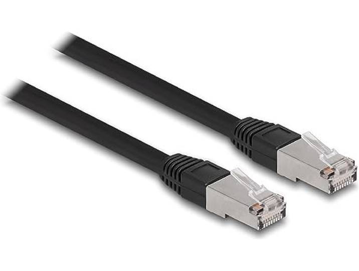 DeLOCK RJ45 Network Cable Cat.6A S/FTP PE Outdoor 10 m black