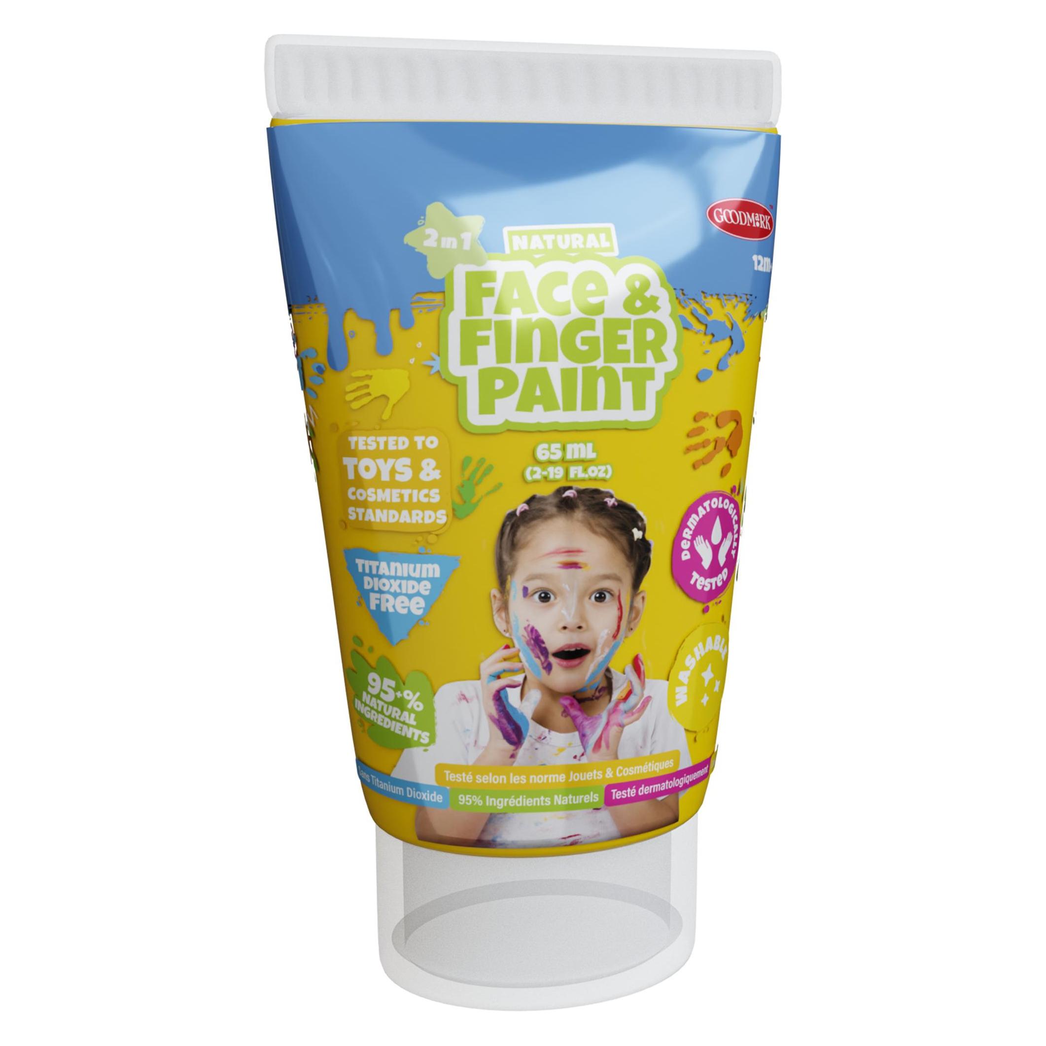 Boti Tube mit natürlicher Gesichts- und Fingerfarbe - Gelb, 65 ml (39708)