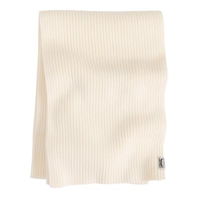 Strickschal LEVI'S "SUNSET SCARF", Damen, weiß (egret), Rippstrick, Baumwolle, Modetücher, cosy Rippstrickschal, Baumwolle, One size