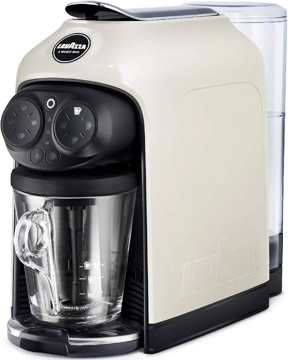 18000285 Desea - Macchina Caffé Espresso Capsule Lavazza A Modo Mio Con Cappuccinatore Colore Bianco