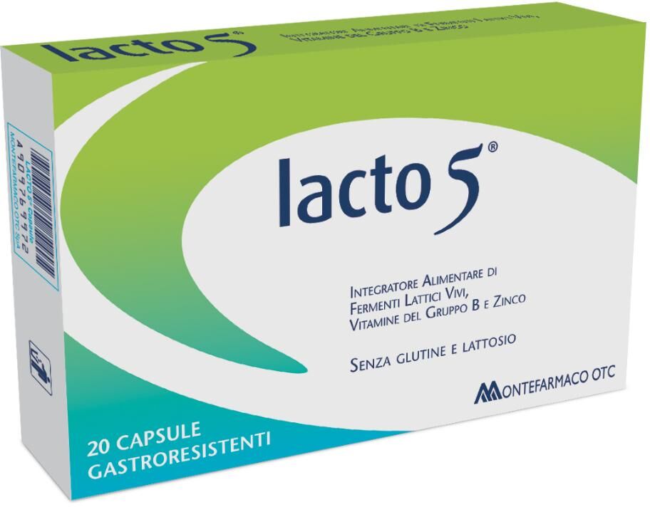 MONTEFARMACO OTC SpA LACTO 5 INTEG FERM.LATT.20CPS