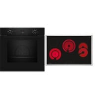 BX38B0, Backofen-Set schwarz/edelstahl