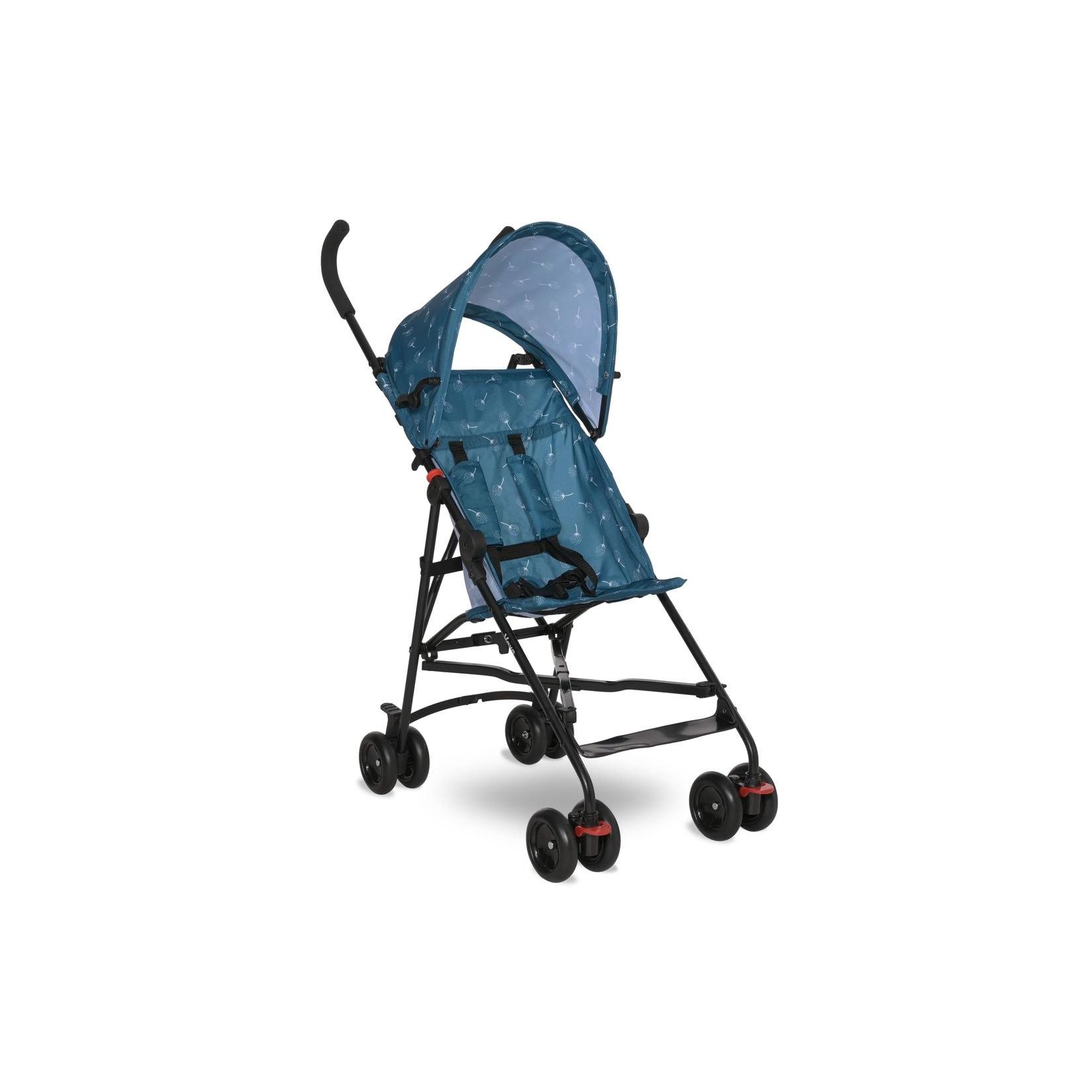 Lorelli Kinderwagen Buggy Vaya verstellbares Sonnendach, klappbar, Fußstütze blau