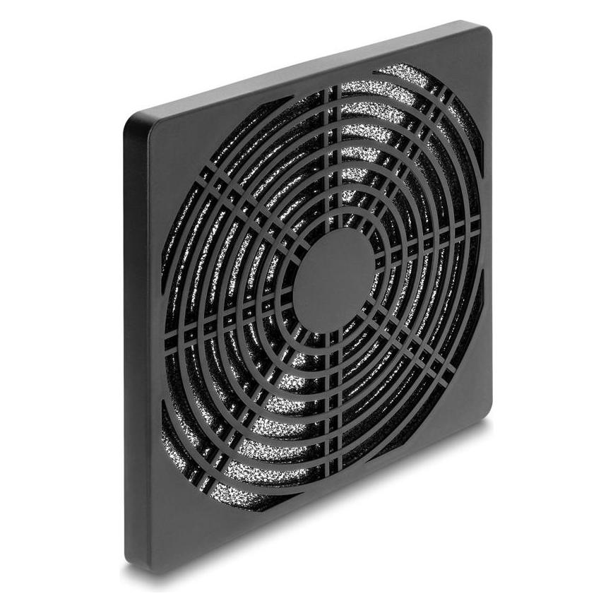 Delock Lüftergitter mit Staubfilter 135 x 135 mm schwarz (67708) (67708)