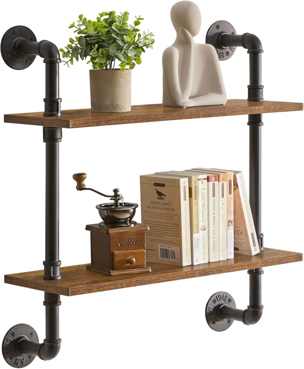 Rond Wandrek Licht - Plantensteun en Wandplank voor de keuken, woonkamer of badkamer