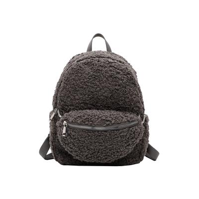 Rucksack EMILY & NOAH "Rucksack E&N Lucina", Damen, Gr. B/H/T: 31cm x 33cm x 12cm, grau (grau 800), Polyester, Rucksäcke Rucksack