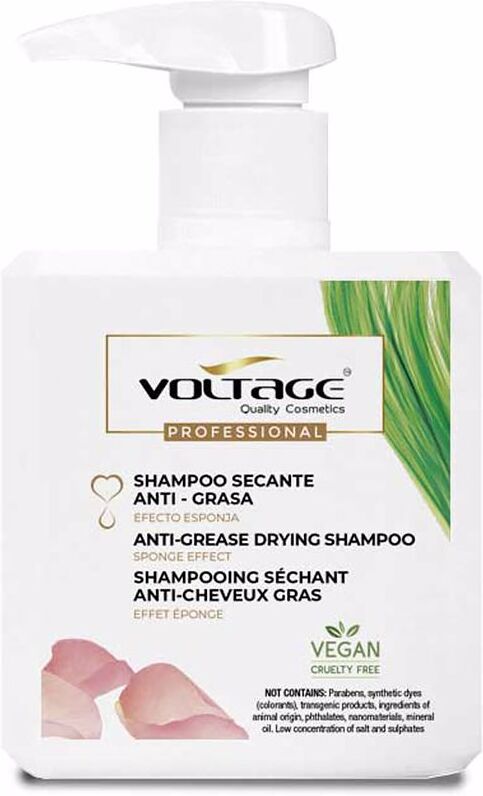 Voltage Cosmetics ANTI-GRASA champú secante 500 ml