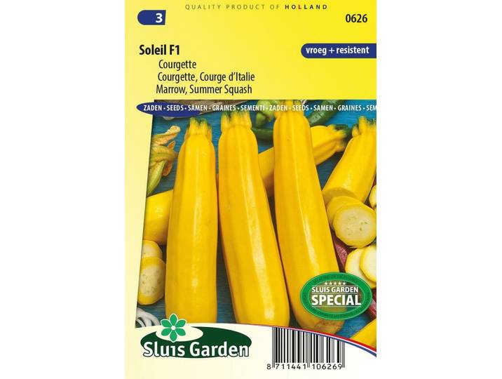 Courgette zaden Soleil F1