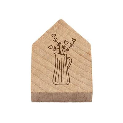 Magnetisches Holzhaus Blumenkanne