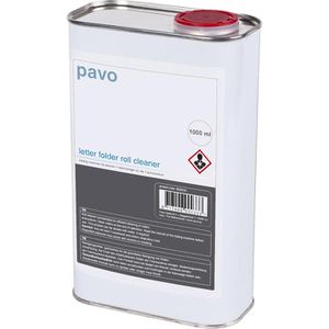 Pavo Walzenreiniger 8000333, für Drucker- und Kopierwalzen, Flasche 1 Liter